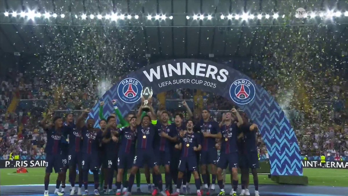 PSG LIFT THE SUPER CUP! 🏆 📺 TNT Sports &amp; discovery+ UK