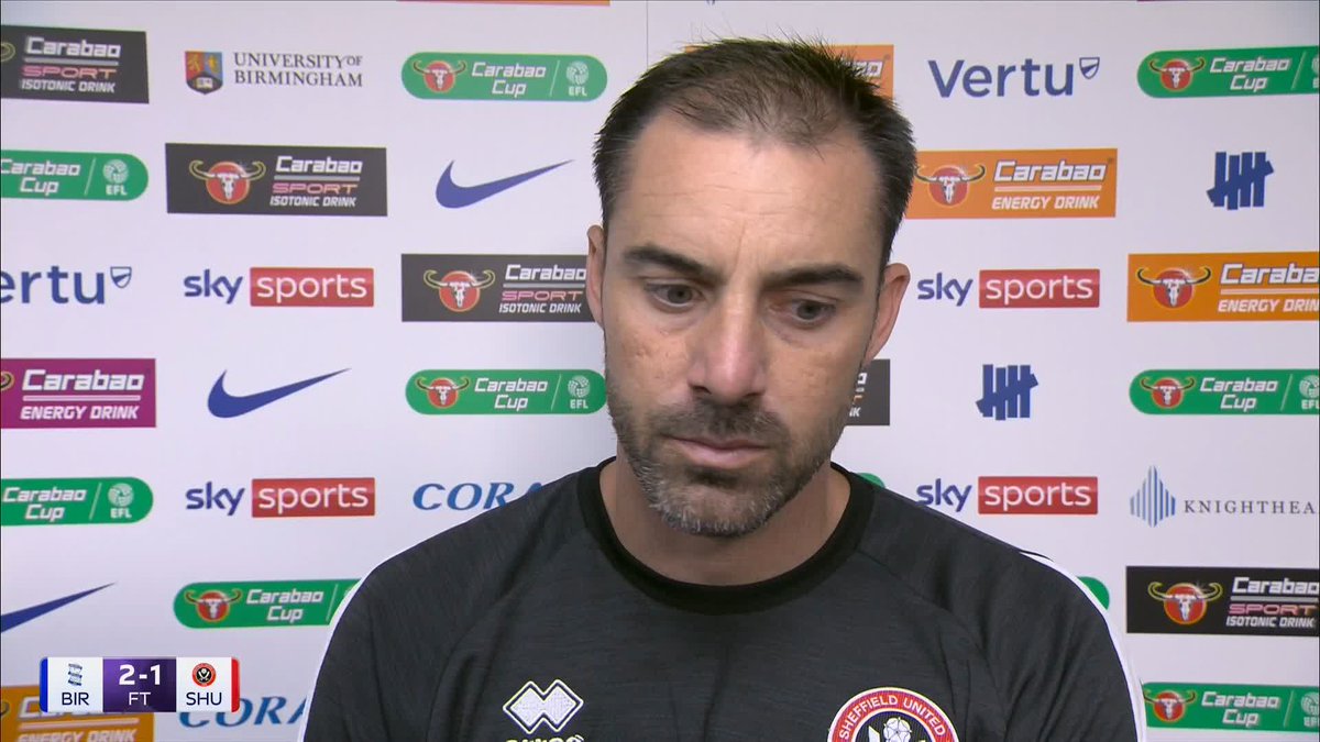 "The game was difficult for us" 😕 Ruben Selles admits that his side were second best against Birmingham 🎙️