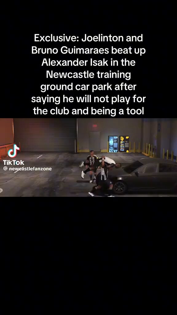 I’m creased man, someone has loaded up the WWE save files and made custom characters just to have Joelinton and Bruno beat up Alexander Isak in the car park 😂😂😂😂 #NUFC 📷 - newcastlefanzone
