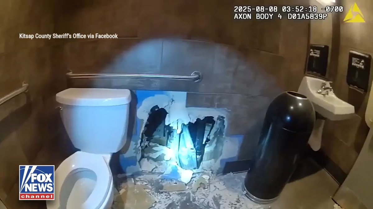 BIZARRE DISCOVERY: Police say thieves accessed a Starbucks in Washington State by tunneling through a vacant shop next door and into the bathroom.