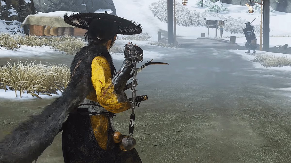 Check out this combat from Ghost of Yotei featuring Atsu wielding the powerful Kusarigama weapon on her quest for revenge ahead of the game's launch on October 2!