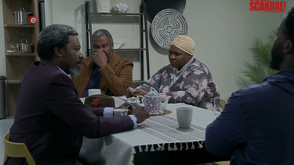 Bathong so because of Dintle's past she is not worthy of becoming Mrs Gasa? ๐ค๐ค๐ค The advice that men give each other though? On the other hand MaDhlomo will always recieve the short end of the stick. Yoh. ๐๐๐ #etvScandal weeknights at 7:30PM