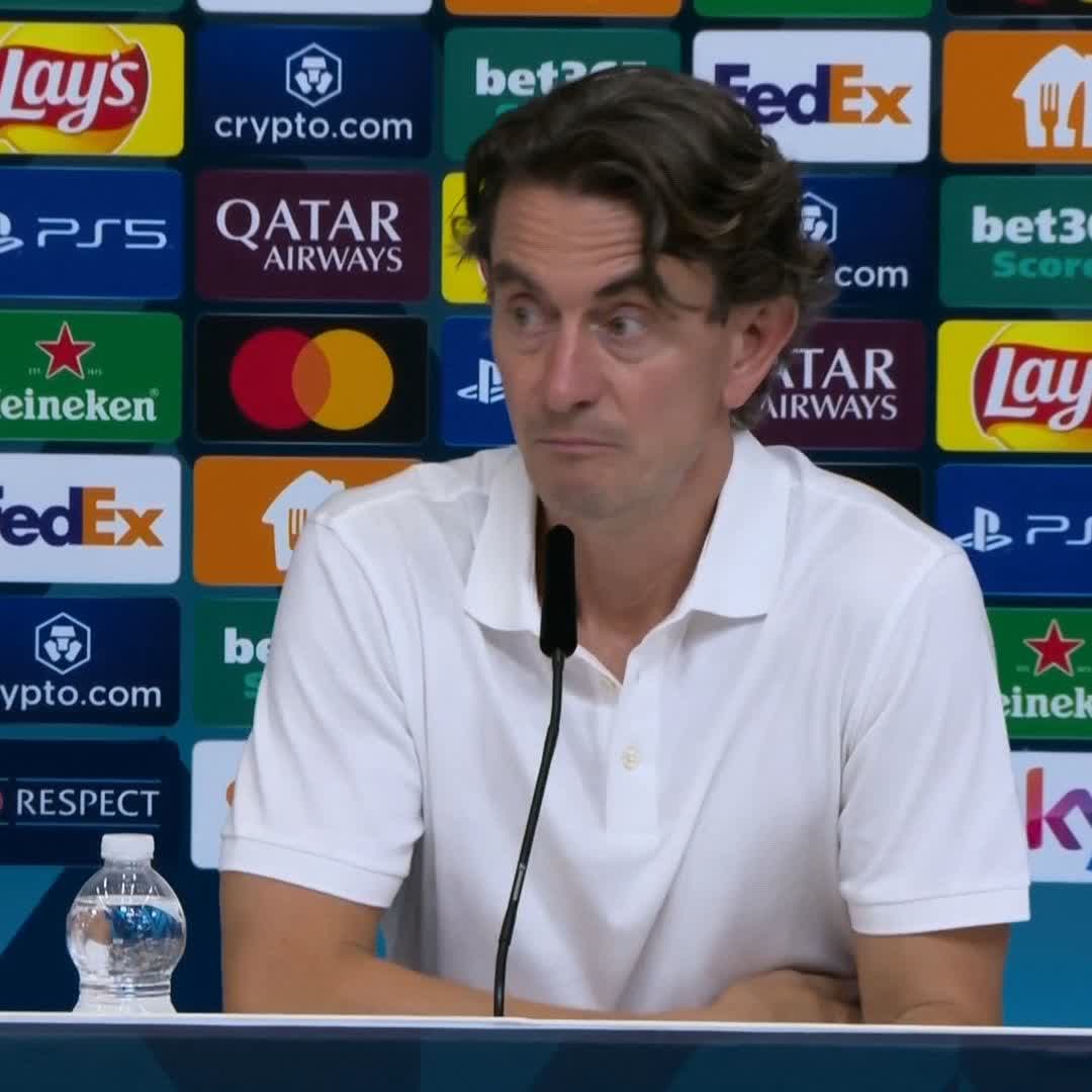 "It was a special operation" Thomas Frank after Tottenham Hotspur's penalty loss to PSG in the Super Cup 🏆