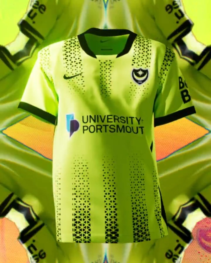 ⚡️ Volt. Bright. Bold. 👀 Introducing #Pompey's 2025/26 third kit.