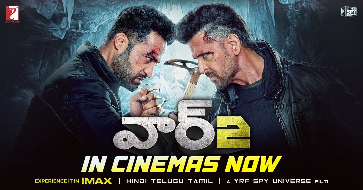 Unstoppable action, unforgettable entertainment 💥 #War2 in cinemas now in Hindi, Telugu and Tamil. Book your tickets today! | Hrithik Roshan | Jr NTR | Kiara Advani | #AyanMukerji | #YRFSpyUniverse