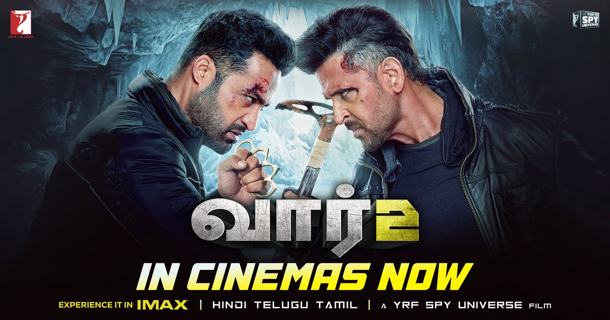Unstoppable action, unforgettable entertainment 💥 #War2 in cinemas now in Hindi, Telugu and Tamil. Book your tickets today! | Hrithik Roshan | Jr NTR | Kiara Advani | #AyanMukerji | #YRFSpyUniverse