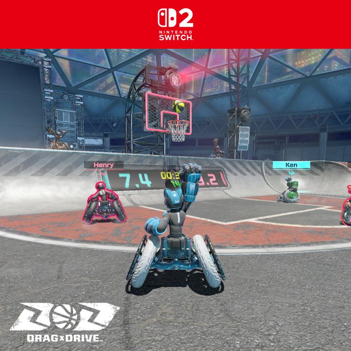🏀 ¡Ha llegado el momento de practicar un nuevo deporte con balón! #DragxDrive ya está disponible en Nintendo #eShop de #NintendoSwitch2.