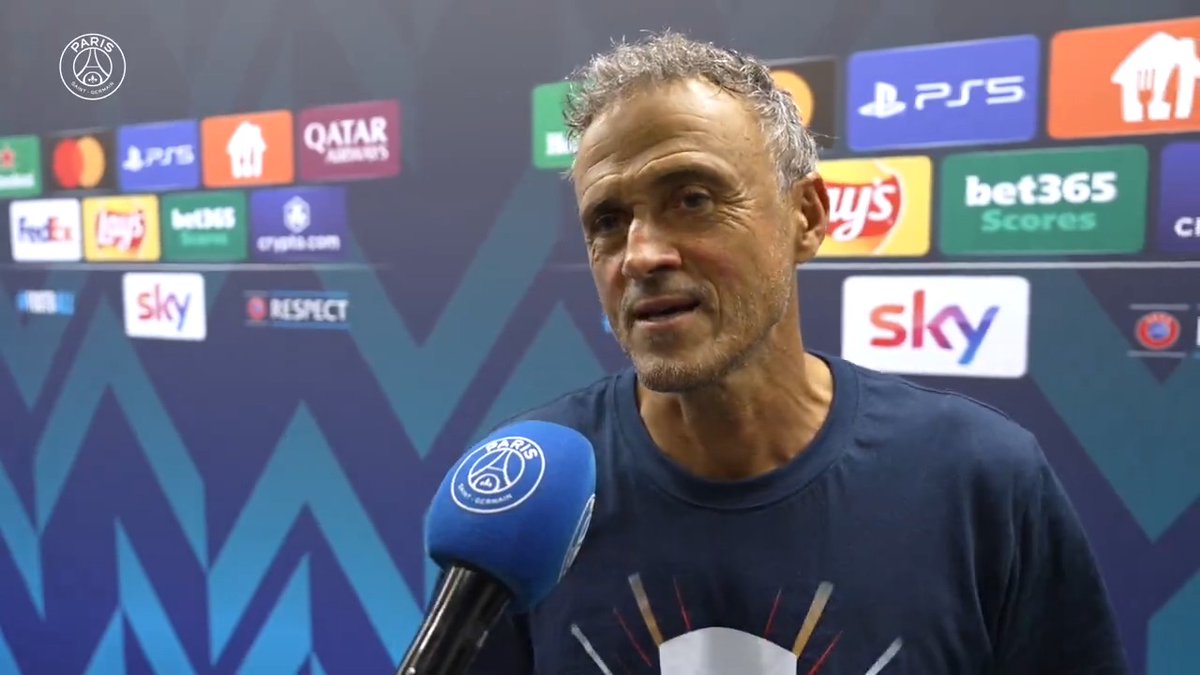 🎙️💬 L.Enrique "C'est un miracle !" L'entraîneur du Paris Saint-Germain, Bradley Barcola et Ousmane Dembélé sont revenus au micro de PSG TV sur la victoire aux tirs au but face au Tottenham Hotspur FC (2-2, 4-3 aux t.a.b.)