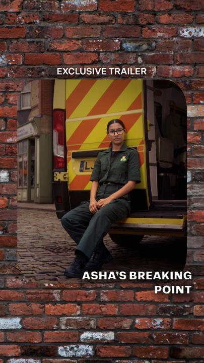 Asha's breaking point! Coronation Street will shine a deeply emotional and powerful spotlight on Asha Alahan, played by Tanisha Gorey, in a special hour-long episode. Read more: