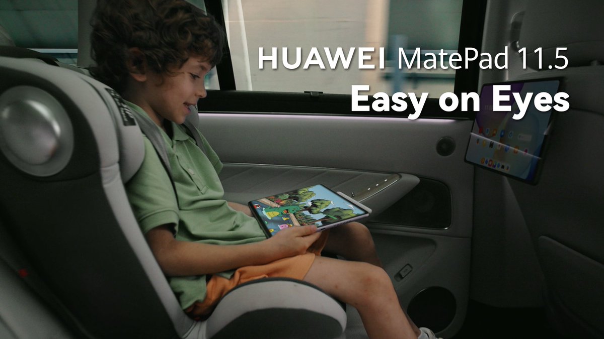 The PaperMatte Display on the #HUAWEIMatePad 11.5 reduces glare and softens reflections, keeping visuals sharp and clear for work and play.