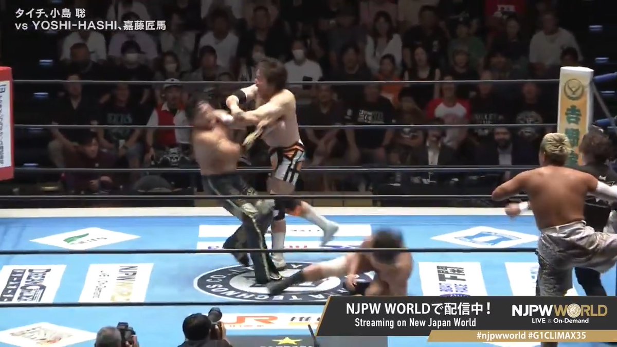 .タイチ &amp; 小島 聡【SATOSHI KOJIMA】 "Misfire" From the profile URL #NJPW #njpwworld #G1CLIMAX35