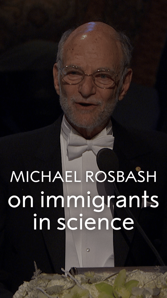 "Immigrants and foreigners have always been an indispensable part of our country, including its great record in scientific research; eight of the 10 Nobel science-winners here today are U.S. citizens, but four of us are immigrants or children of immigrants." In his Nobel Prize banquet speech, medicine laureate Michael Rosbash spoke about the important role refugees and immigrants have played in the U.S. He also spoke about the fruit fly Drosophila and how many Nobel Prize laureates own their scientific success to that tiny insect. Watch his full speech: