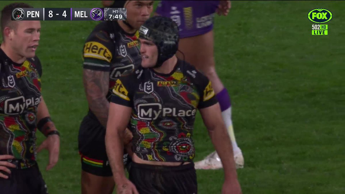 Nathan Cleary has the Panthers back in front! 📺 Watch #NRLPanthersStorm on ch.502 or stream on Kayo: BLOG MATCH CENTRE