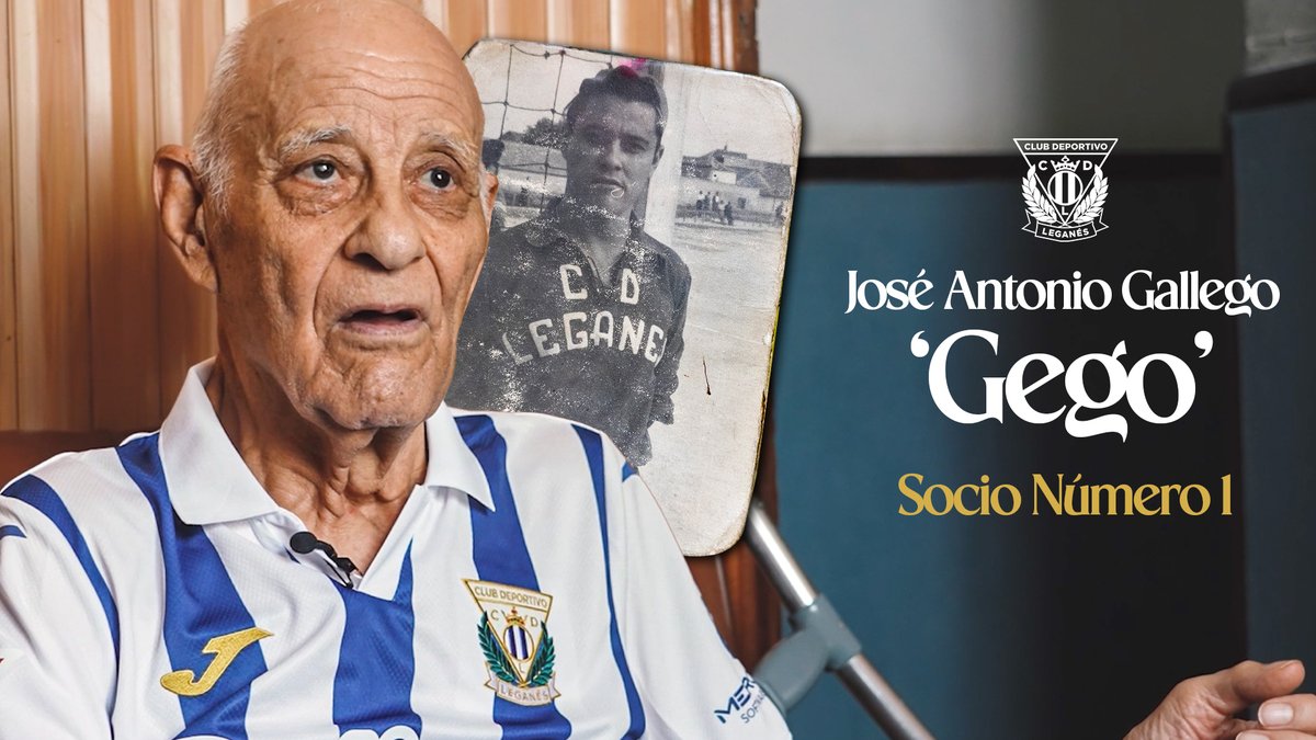 🤍💙 ¡Superamos el 𝗥𝗘́𝗖𝗢𝗥𝗗 𝗗𝗘 𝗔𝗕𝗢𝗡𝗔𝗗𝗢𝗦 en nuestros 97 años de historia! 👏🏼 Alcanzados los 10.400 socios, visitamos a nuestro socio nº 1, José Antonio Gallego, "Gego", ejemplo de amor por nuestros colores y dedicación al club.