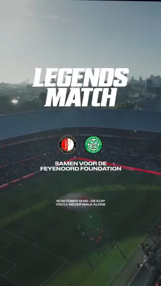 𝐅𝐞𝐲𝐞𝐧𝐨𝐨𝐫𝐝 𝐋𝐞𝐠𝐞𝐧𝐝𝐬 Vs. Celtic Football Club 🗓️ 12 October 2025, De Kuip