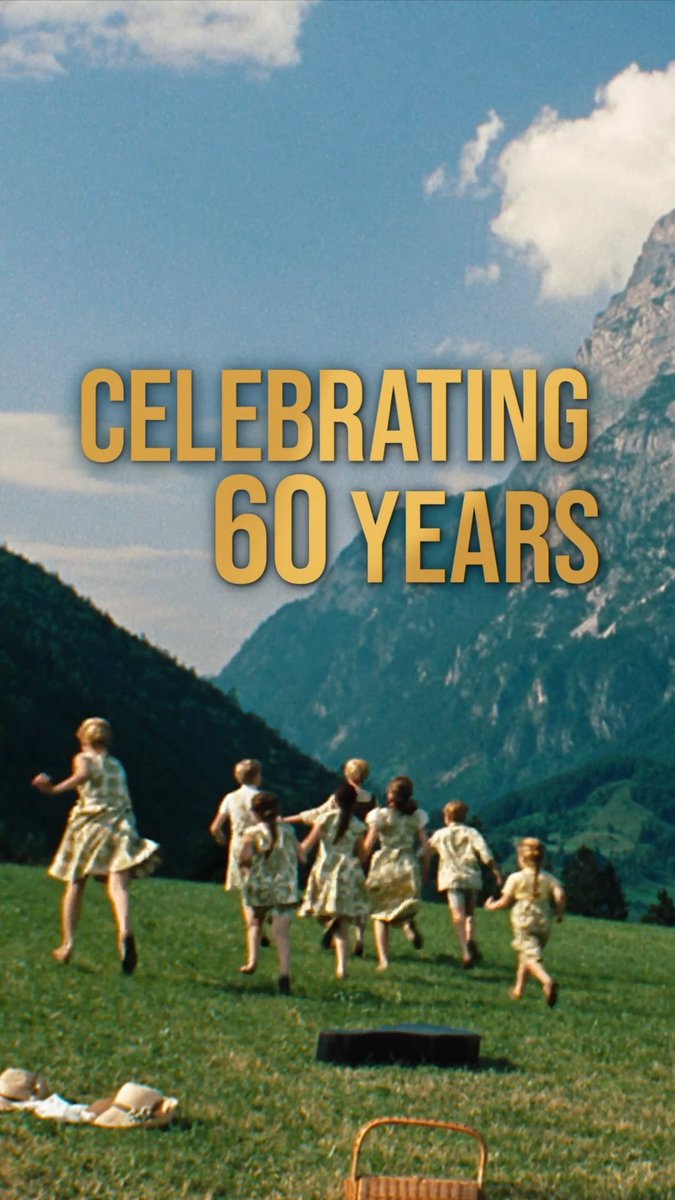 JUST RELEASED: Your first look at The Sound of Music in 4K! ✨ Don't miss your chance to see the restored and remastered film in cinemas for a limited time this September. #TSOM60 🎟️ Get tickets: