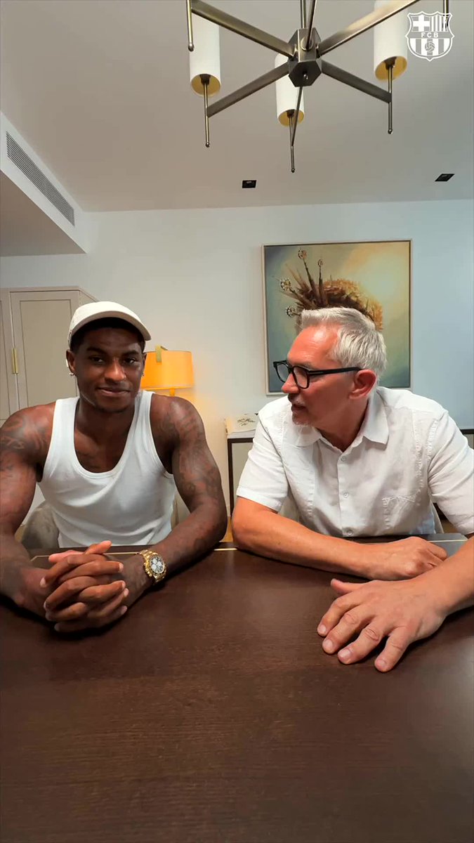 Rashy defines his new teammates in one word 🎙️ The Rest Is Football