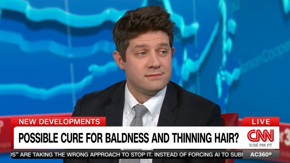 "It grows new hair": New York Magazine features writer Lane Brown talks to Anderson about the potential new drug that may cure baldness.
