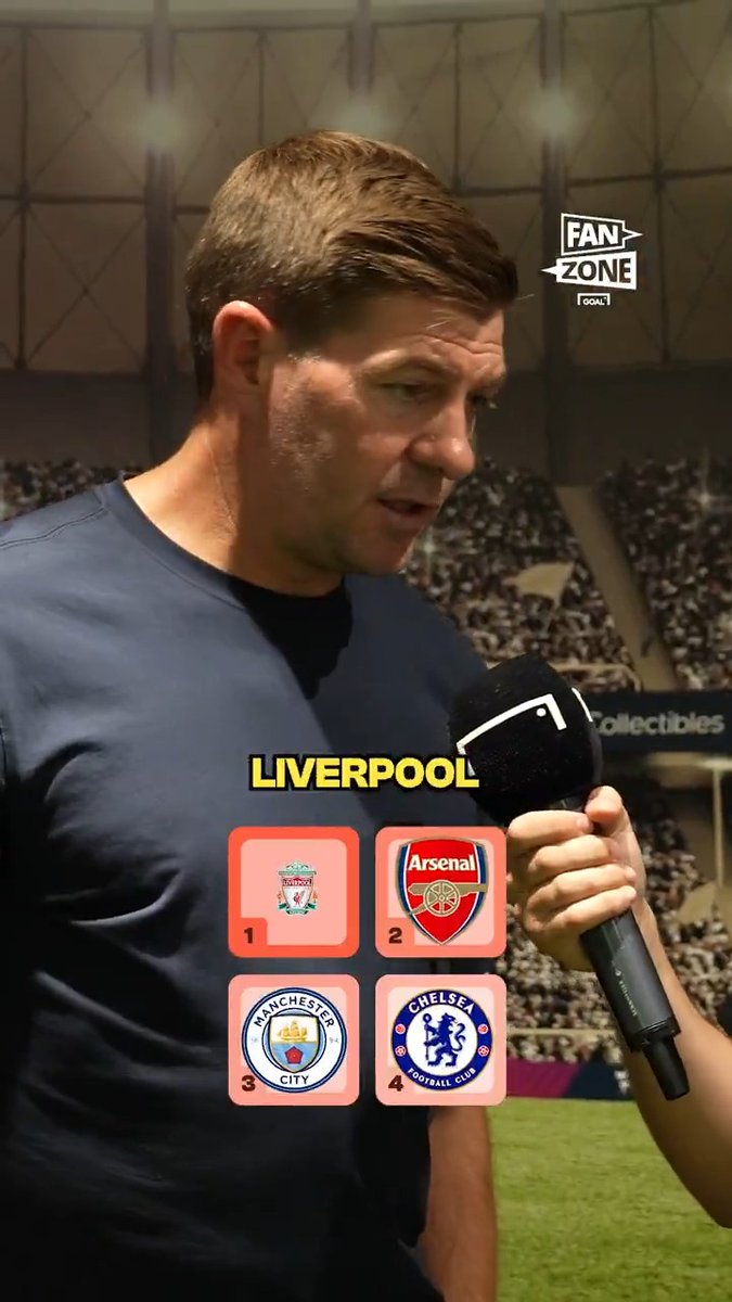 🎥 Former Premier League stars predict where Arsenal will finish next season: Steven Gerrard - 🥈 Rio Ferdinand - 🥈 Alan Shearer - 🥈 Theo Walcott - 🥉 Jermain Defoe - 4th