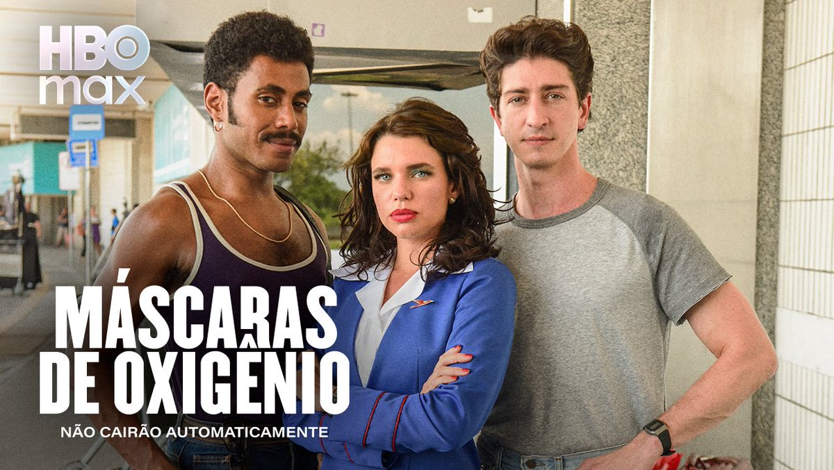 Senhoras e senhores passageiros, apertem os seus cintos ✈️ Máscaras de Oxigênio Não Cairão Automaticamente, a nova série #HBO baseada em fatos reais, estreia dia 31 de agosto na #HBOMax.