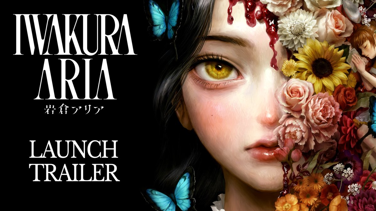 🎉 Iwakura Aria is OUT NOW! 🥀 🎉 Available on Steam and Nintendo Switch! 🖥️🎮 Are you ready to step into the halls of the Iwakura Residence and unravel the story from within? 👉