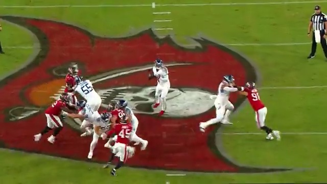 The #1 overall pick’s first NFL action. Every pass attempt by Cameron Ward in his debut.