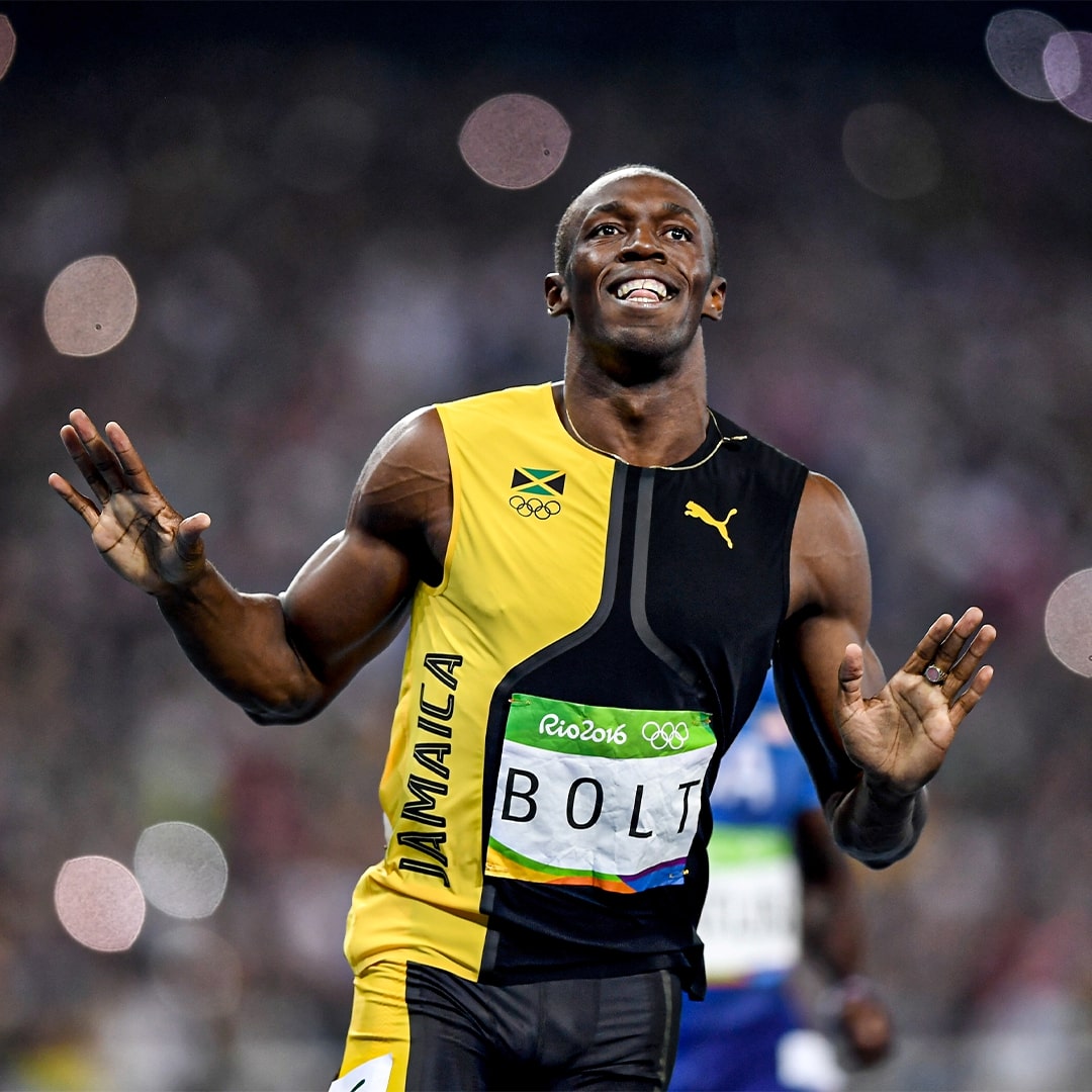On this day in 2016, Usain Bolt became the first athlete in history to win three Olympic 100m gold medals in a row! 🇯🇲 The Olympic Games