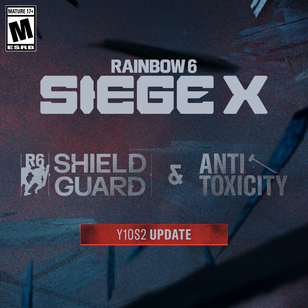🔒 R6 ShieldGuard &amp; Anti-Toxicity Update 🔒 The latest intel directly from our teams: ✅ Anti-Cheat Current Status ✅ R6 ShieldGuard Security &amp; Updates ✅ Addressing exploits ☑️ Reputation System ☑️ Communication Moderation ➕ &amp; more 📚 New blog post 👇