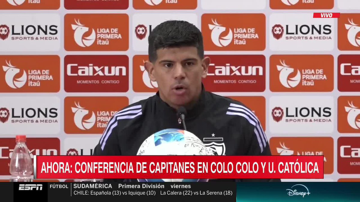 Esteban Pavez habló de su rol actual en Colo-Colo: “Es raro ser suplente”.