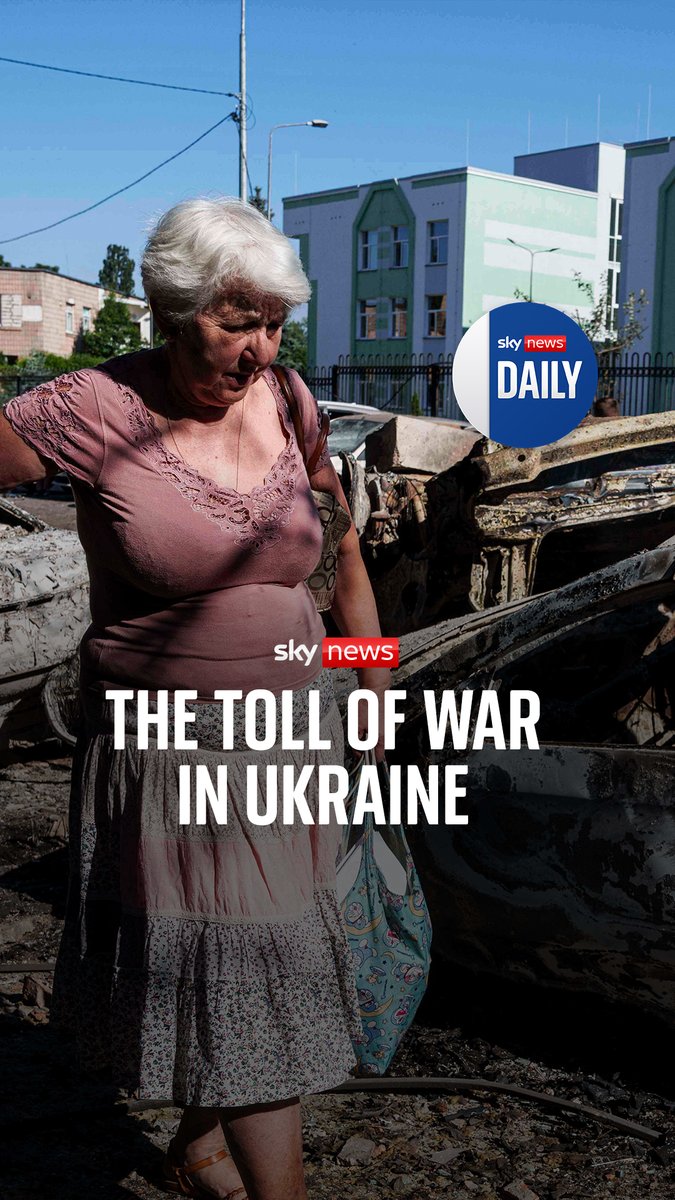 'The whole nation is completely exhausted.' Kyiv-based journalist Peter Dickinson - Peter Dickinson - explains what life is currently like in Ukraine ahead of the Trump-Putin summit. Hear his full chat with Niall Paterson on the Sky News Daily ⬇️ 🎧