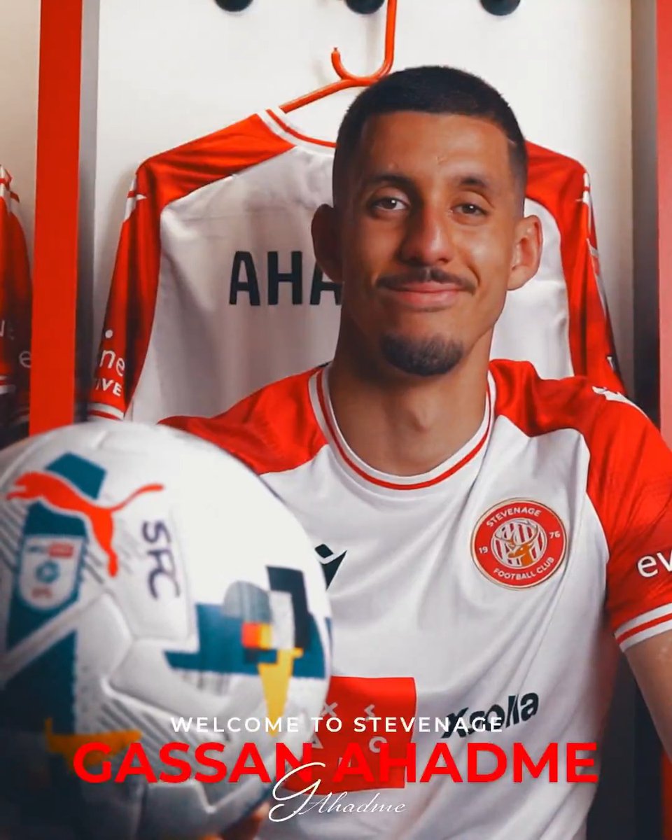 Welcome to #StevenageFC, Gassan Ahadme! ✍️