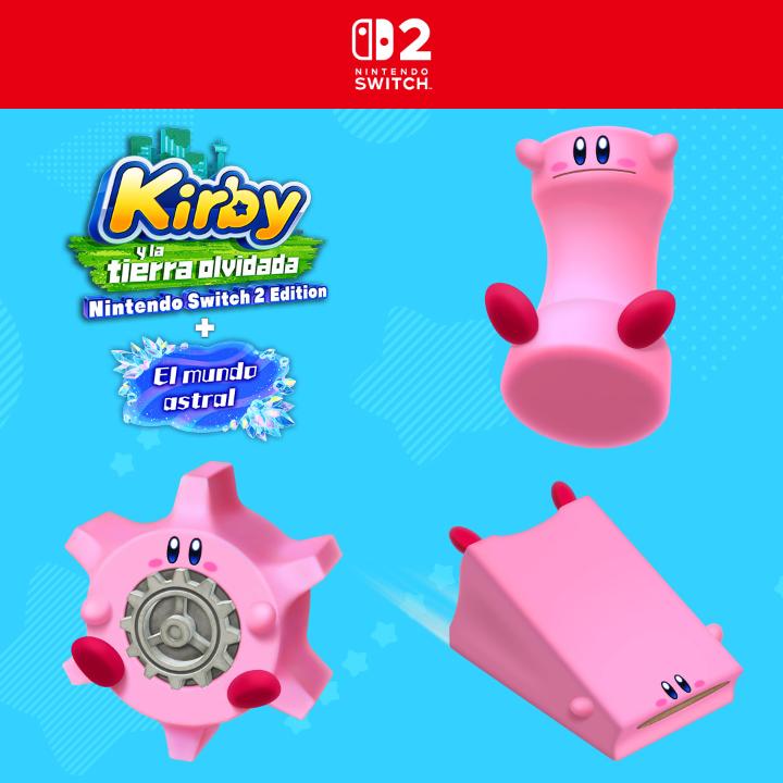 ¡Salta, trepa y deslízate como si no hubiese un mañana! Ahora podrás explorar de mil maneras más, gracias a las tres nuevas transmorfosis de #Kirby y la tierra olvidada – #NintendoSwitch2 Edition + El mundo astral.