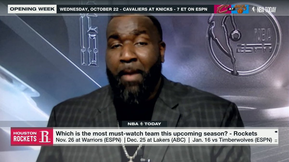 "The Houston Rockets are gonna be the most watched team this upcoming season in my opinion." Kendrick Perkins is buying into the Rockets hype for next season 👀🔥