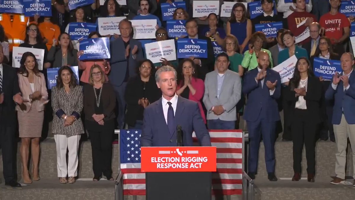 NEWSOM: “Trump is going to lose the midterms…His Presidency ends in 17 months when Speaker Jeffries is back.” “He’s a failed President.”