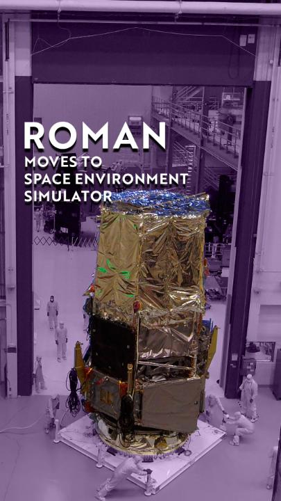 The inner portion of NASA's Roman Space Telescope is currently undergoing thermal vacuum testing at NASAGoddard. For the next two months, Roman’s hardware will be subjected to extreme temperature and pressure conditions similar to what it will experience in space.