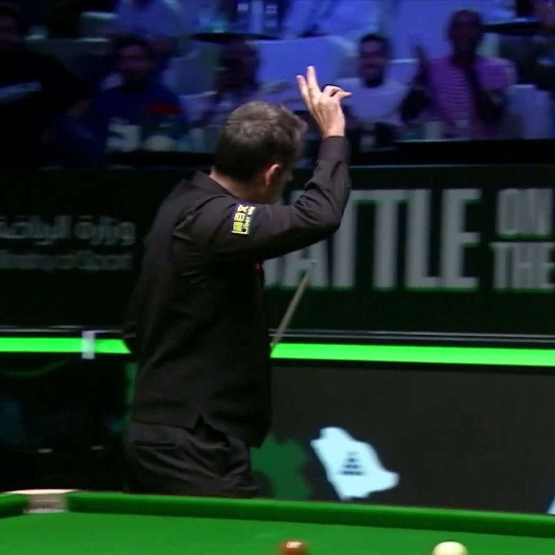 Another brilliant comeback 💪 Ronnie O'Sullivan defeats Kyren Wilson in one of the matches of the tournament at the #SaudiArabiaMasters 👏