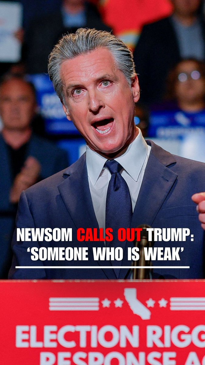 California Gov. Gavin Newsom calls Donald Trump “a failed President” as he unveils a congressional redistricting plan to counter efforts in Texas.