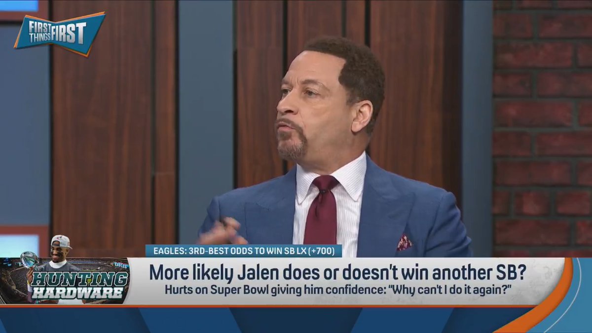 “My belief is that he will win another Super Bowl.” — Chris Broussard on Jalen Hurts 👀