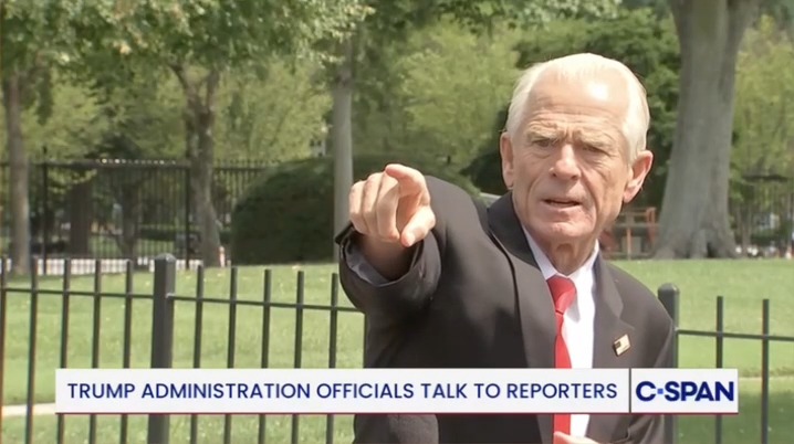 Q: What's your takeaway from the PPI inflation report? Top Trump economic advisor: Sir, I... come on. You're violating the rule here