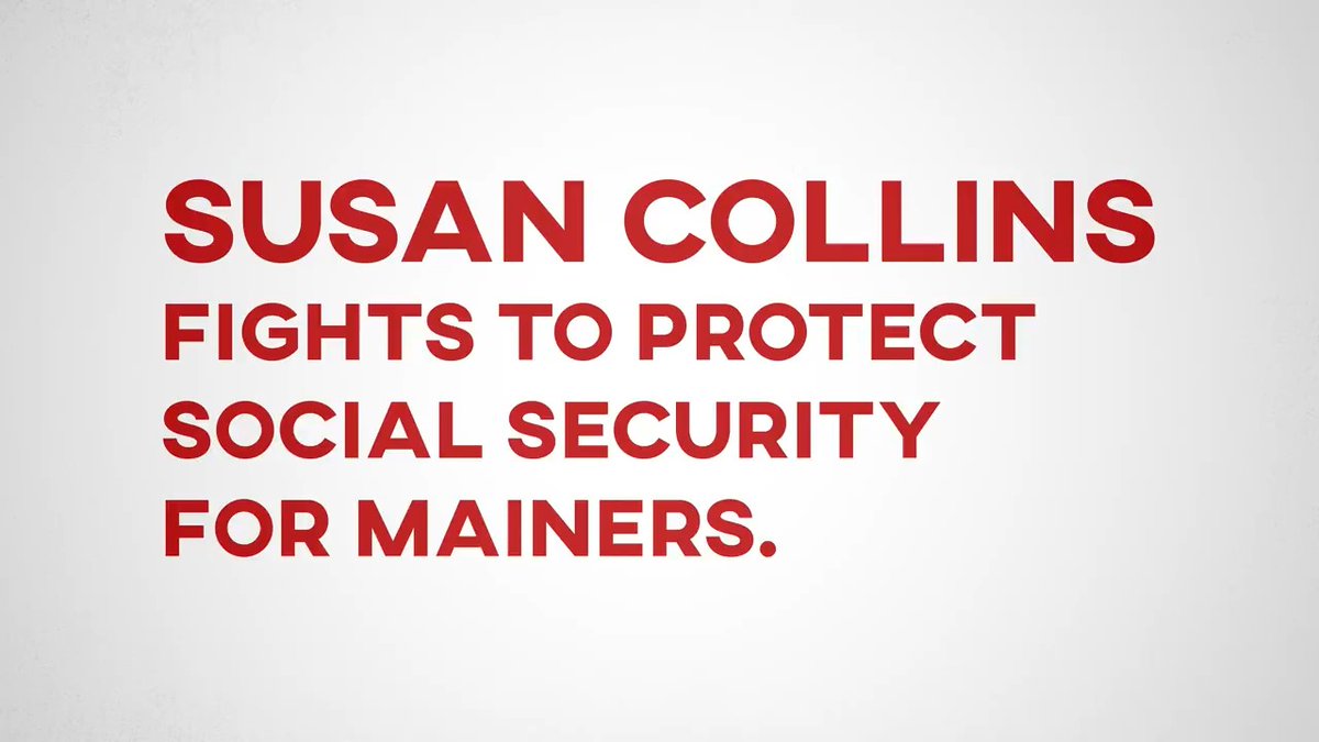Today marks the 90th anniversary of the Social Security Act 🇺🇸 Building on that legacy, Susan Collins for Senator championed the Social Security Fairness Act, signed into law this year, to help millions of Americans and over 25,000 Mainers access the benefits they’ve earned.