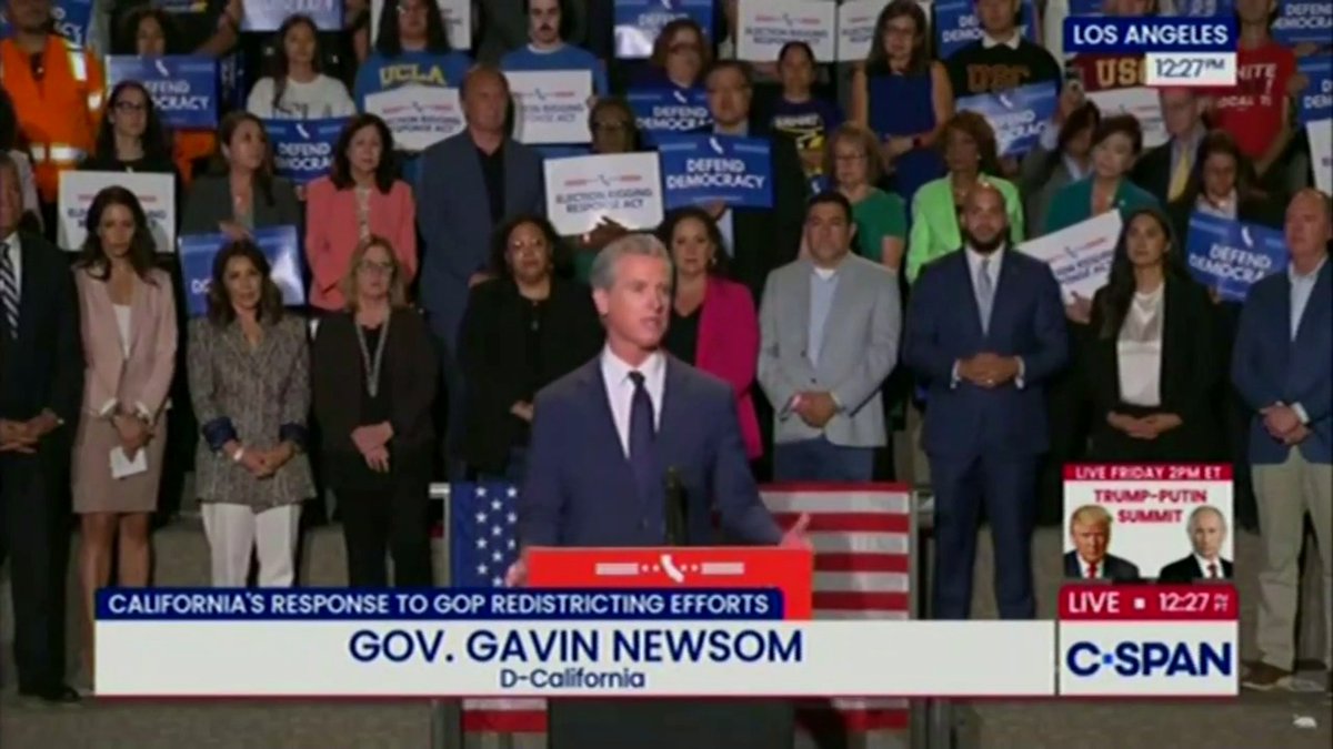 Governor Gavin Newsom is showing Republicans what fighting for people looks like 👏