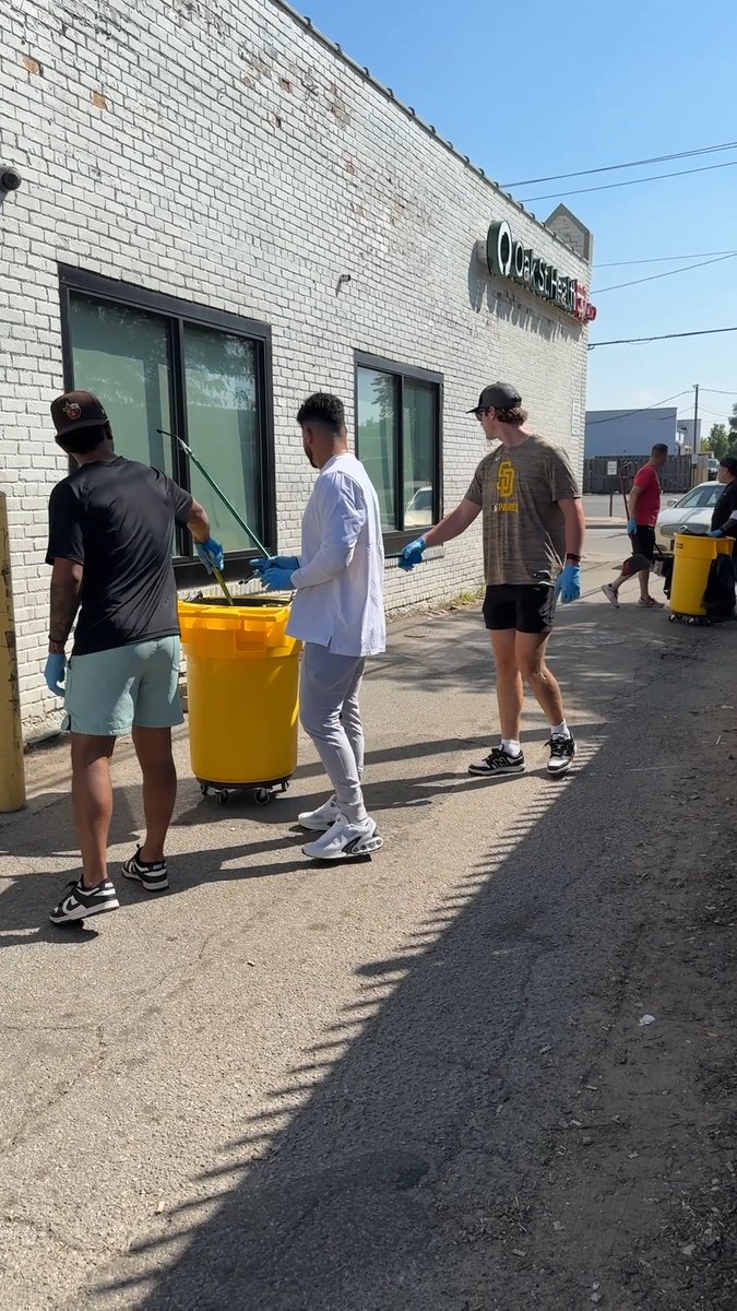 Today, we give back. 🏷️ San Diego Padres 🏷️ The Rescue Mission 🏷️ Salvation Army USA