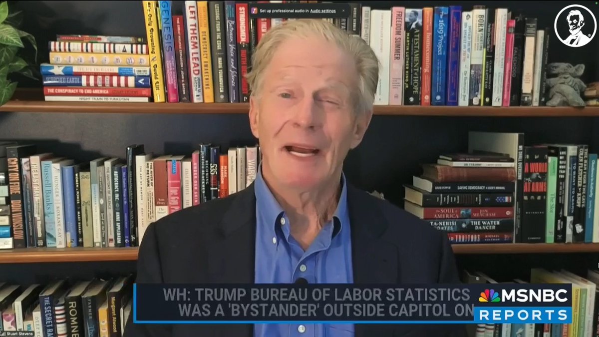 Trump won't stop until he's reduced the credibility of every pillar of the American economy. Watch Stuart Stevens on MSNBC.