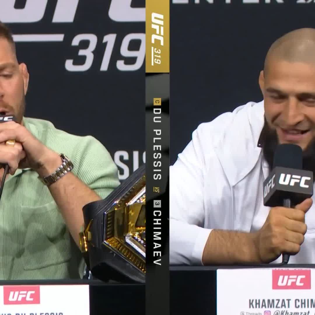 🚨🚨🚨🚨🚨🚨🎙️ — حمزة تشيمايف : " افريقيا لن ترى الحزام مُجددًا " 🥶🥶🥶🥶 #UFC319