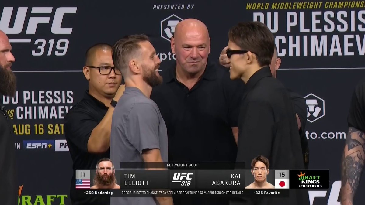 エリオット×朝倉海 フェイスオフ！ #UFC319
