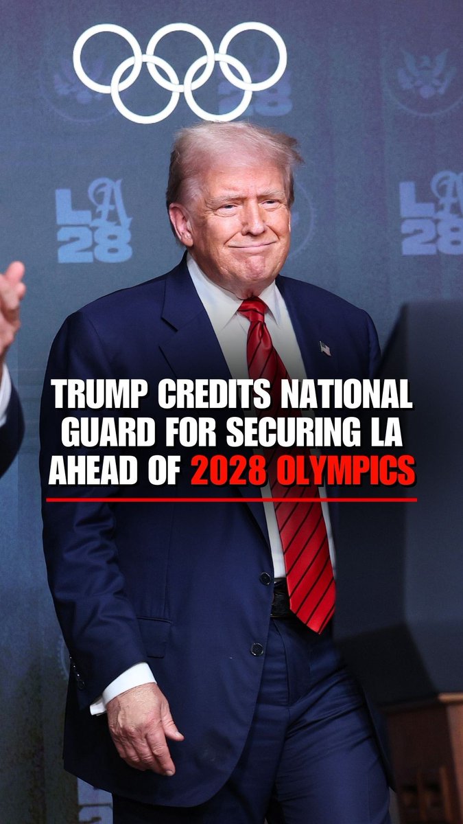 President Trump: "If I didn't send in the troops I don't think you would have had Los Angeles in condition to have the Olympics."