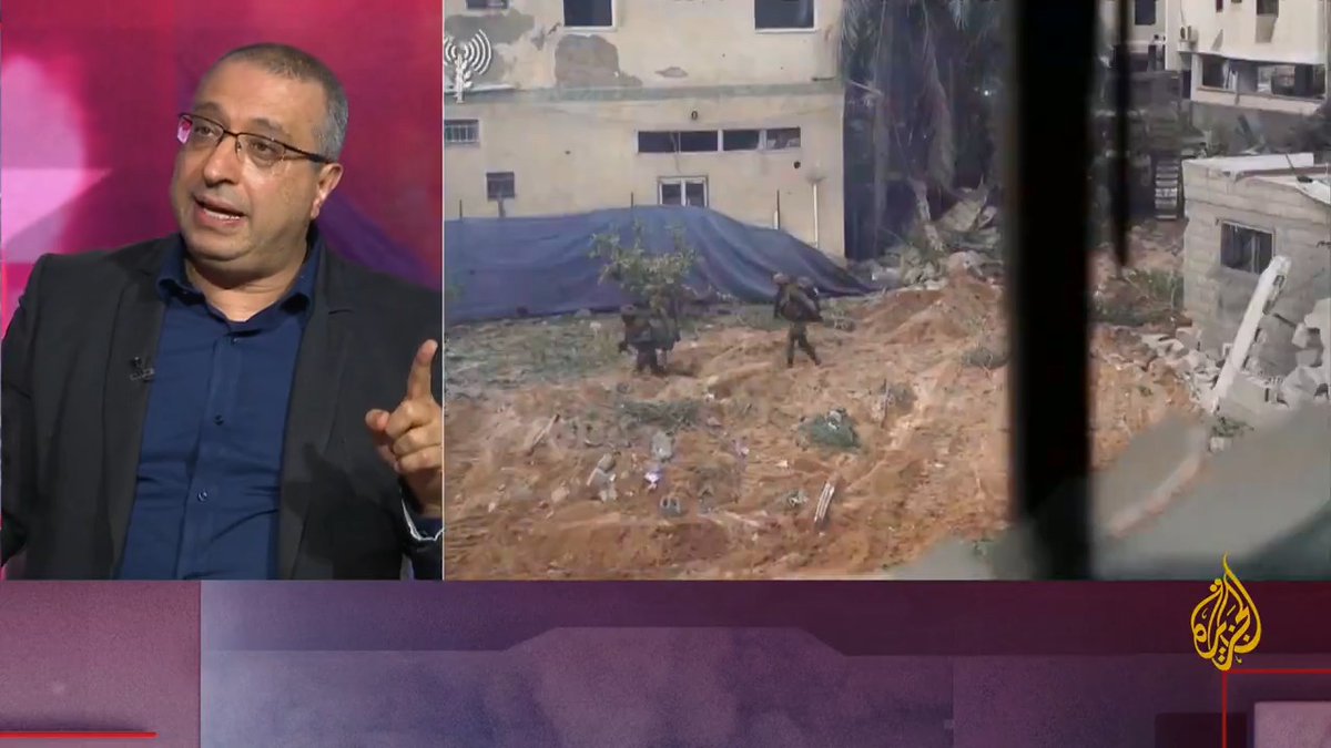 الخبير بالشؤون الإسرائيلية مهند مصطفى: هدف نتنياهو الأساسي من احتلال قطاع #غزة شطب إخفاق السابع من أكتوبر، أما اليمين يريد ذلك من أجل الاستيطان وأن يعود بالقطاع إلى ما قبل أوسلو عام 1993 #مسار_الأحداث #حرب_غزة