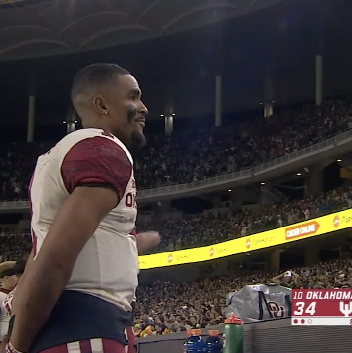 When Jalen Hurts led Oklahoma back from a 28-3 deficit against Baylor.