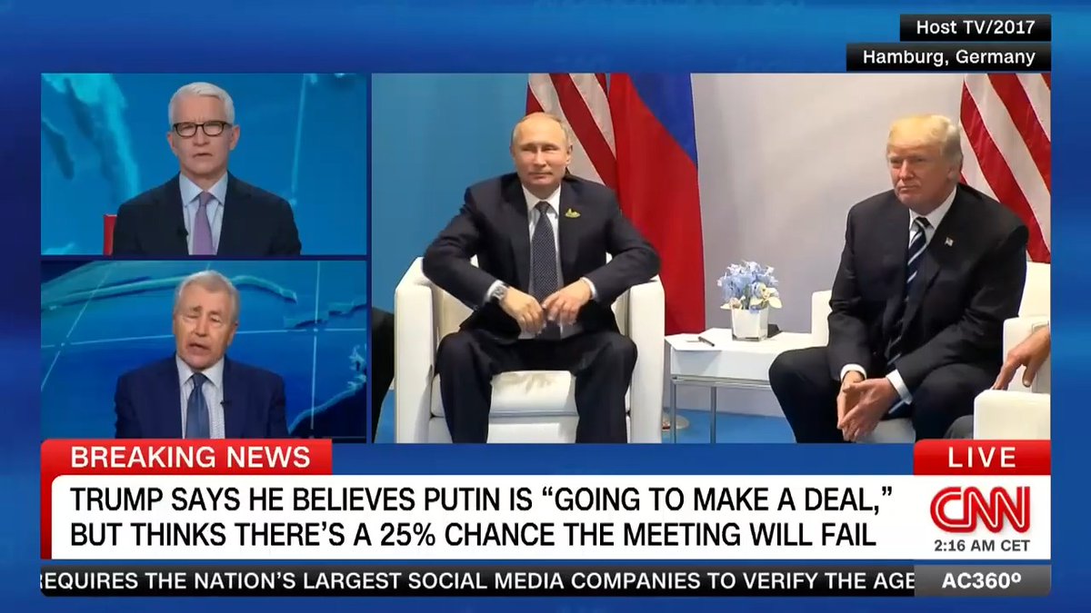 "President Putin is a brutal despot. He was molded and shaped by the KGB": Former Defense Secretary Chuck Hagel talks about what President Trump needs to keep in mind when dealing with Russia's leader.