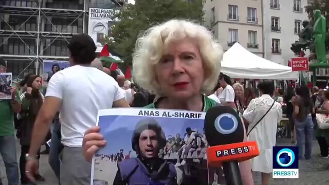 ‘Israel kills every truth-teller in Palestine!’: Hundreds protest in Paris against Israel’s killing of Palestinian journalists